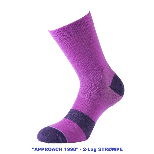 Approach og Lightweight - Dobbelt-Lag, tynne sokker.