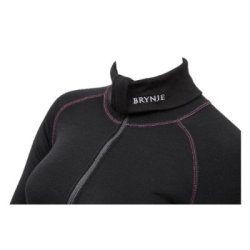 BRYNJE LADY ARCTIC ZIP POLO m/Tommelfinger-grep