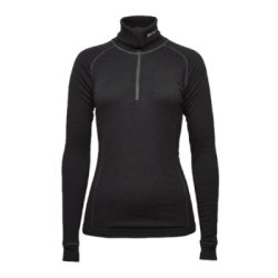 BRYNJE LADY ARCTIC ZIP POLO m/Tommelfinger-grep