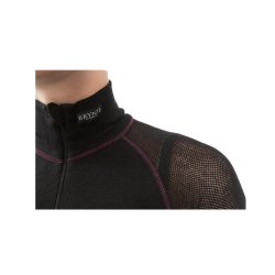 LADY WOOL THERMO LIGHT ZIP-POLO